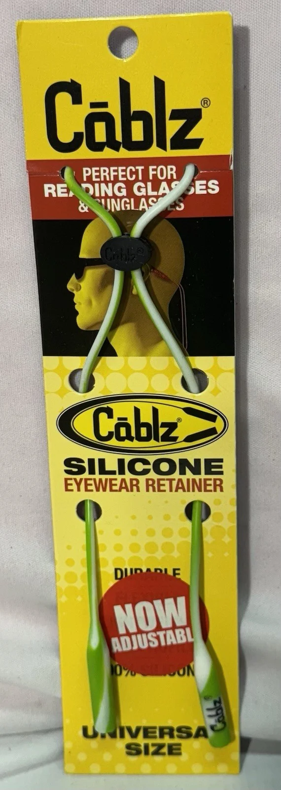 Cablz Orange Original Eyewear Retention System 14 Inches Large Temple Waterproof 2