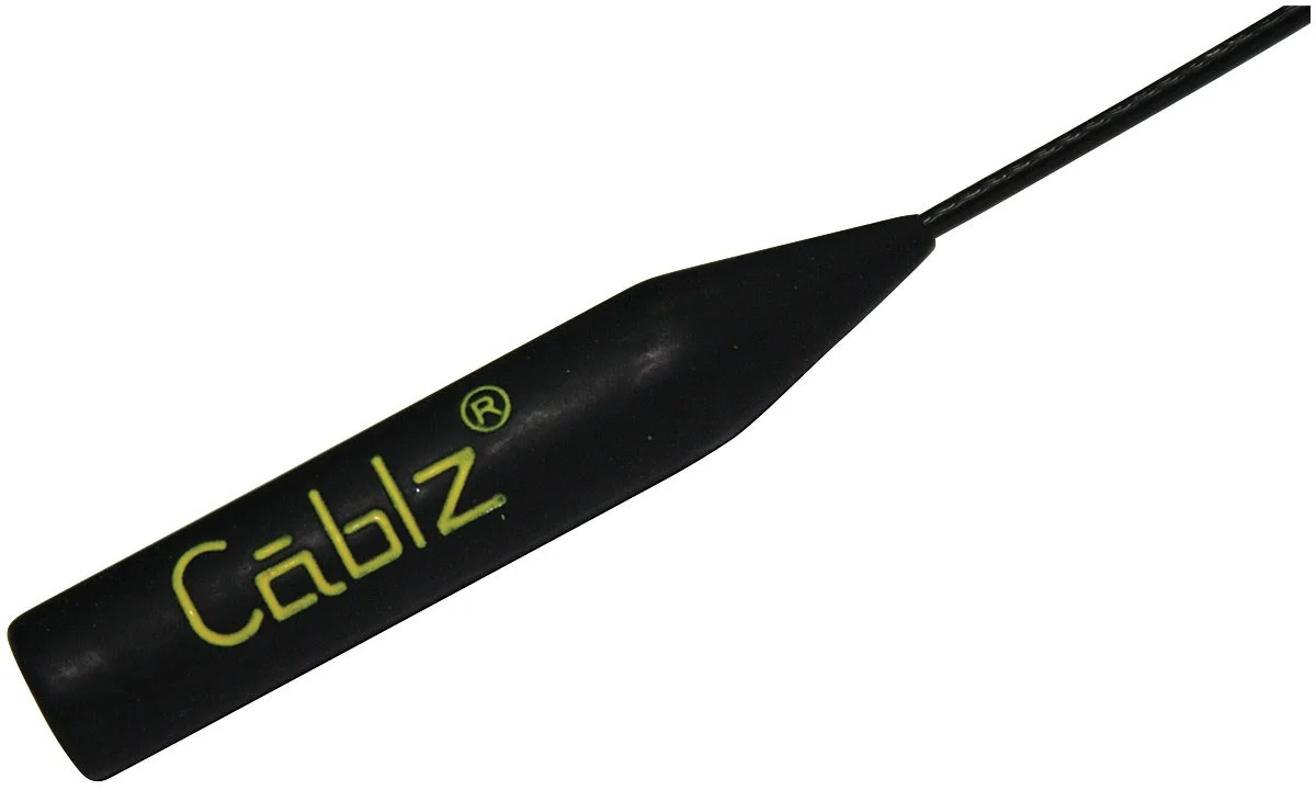 Cablz Original Black 14" Eyewear Retainer - Secure, Durable Steel Cable for