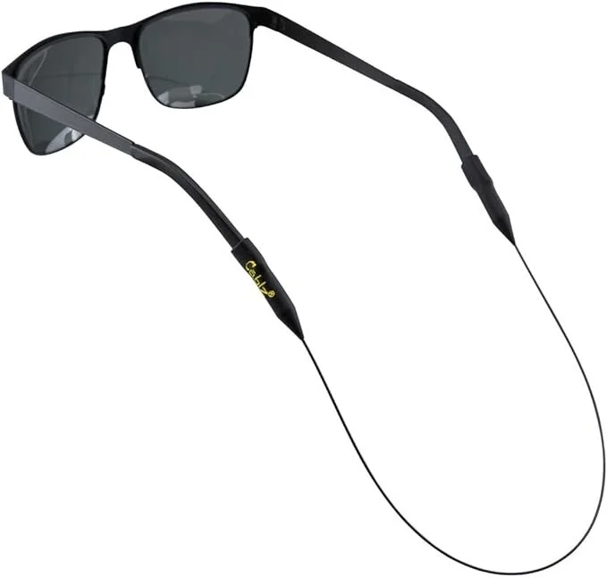 Cablz Original Black 14" Eyewear Retainer - Secure, Durable Steel Cable for 3