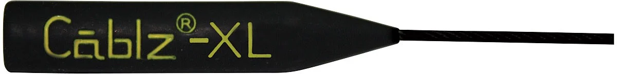Cablz Original Eyewear Retainer, Black and White with Black Cable, 14-Inch 3