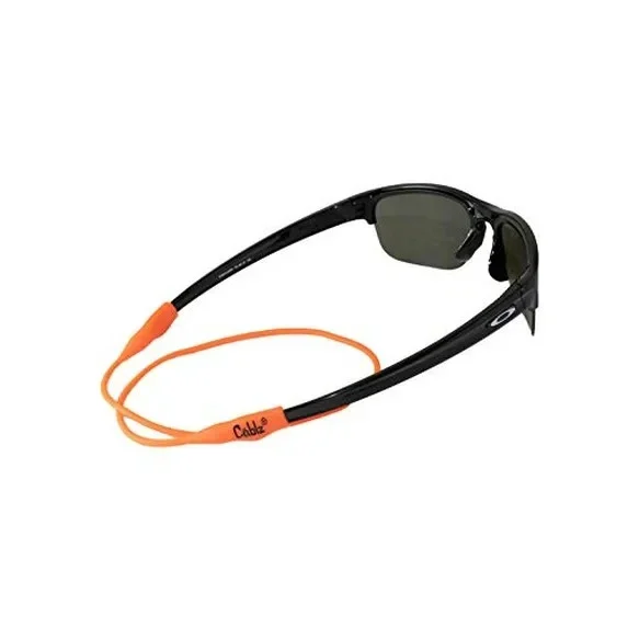 Cablz Original Eyewear Retainer, Black and Yellow with Black Cable, 14-Inch 3