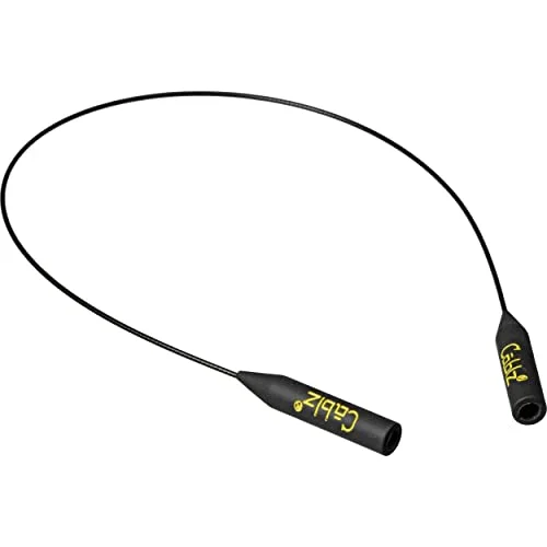 Cablz Original Eyewear Retainer, Black and Yellow with Black Cable, 14-Inch 4