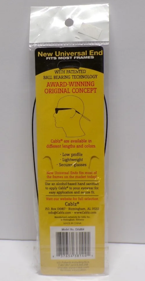 Cablz Original Eyewear Retainer Fits Most Frames 14" Cable Length 2