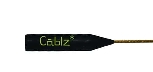 Cablz Zipz Colorz Sunglass Retainer - 14" Red/White/Black 2