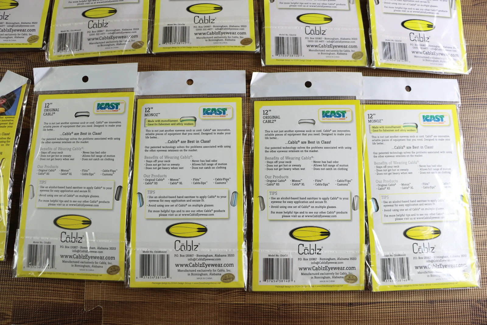 Lot of 17 Cablz Glasses Sunglasses Eye Retainer Straps Assorted Sizes 2