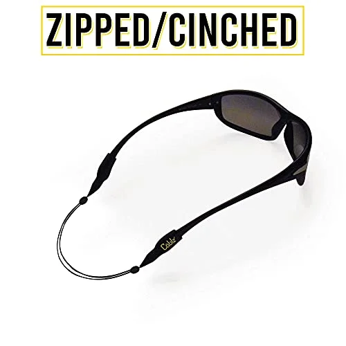 NEW Cablz 12" Adjustable Zipz XL Ends - Black/Yellow Larger Frames 4